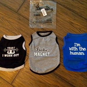 Set of 3 dog outfits